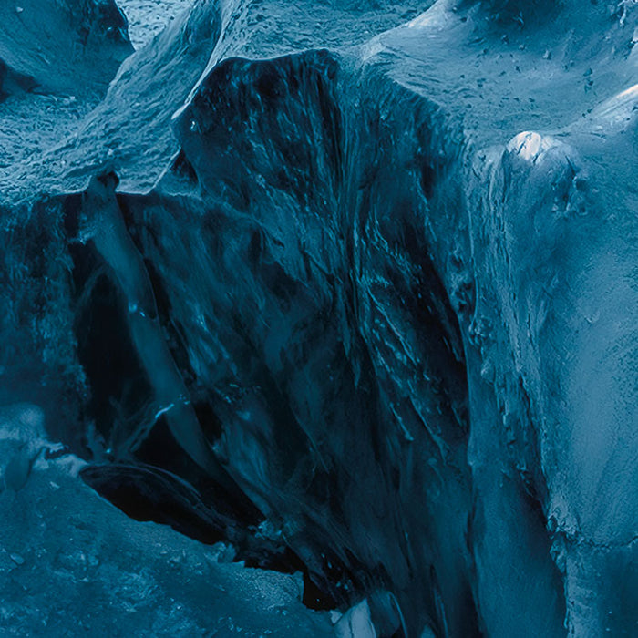 Digitaldruck Vlies Fototapete | The Eye of the Glacier | 450 x 280 cm