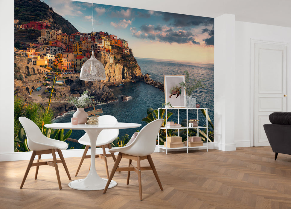 Digitaldruck Vlies Fototapete | The picturesque Village | 450 x 280 cm