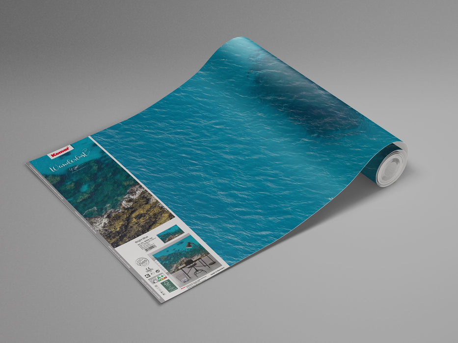 Digitaldruck Vlies Fototapete | Bright Blue | 450 x 280 cm