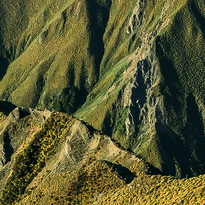 Digitaldruck Vlies Fototapete | Green Ridges | 450 x 280 cm