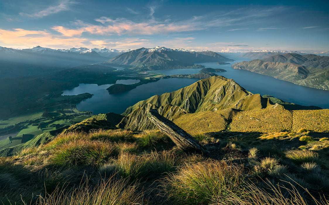 Digitaldruck Vlies Fototapete | Green Ridges | 450 x 280 cm