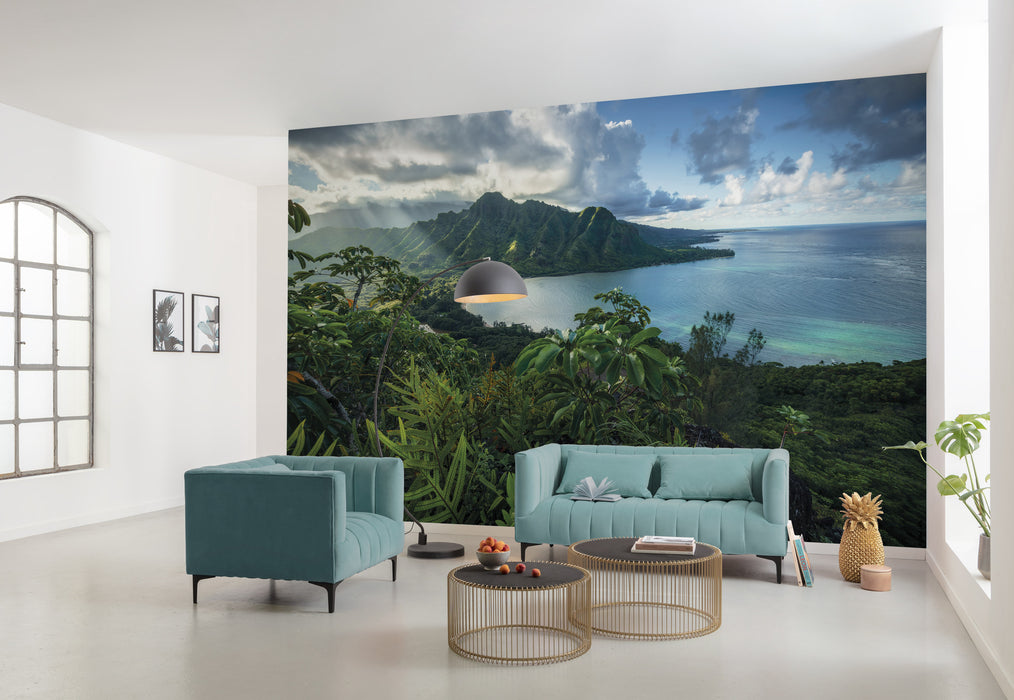 Digitaldruck Vlies Fototapete | Jurassic Island | 450 x 280 cm