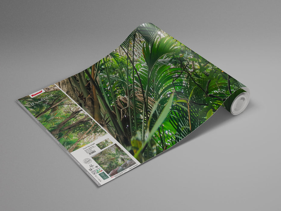 Digitaldruck Vlies Fototapete | Touch the Jungle | 450 x 280 cm