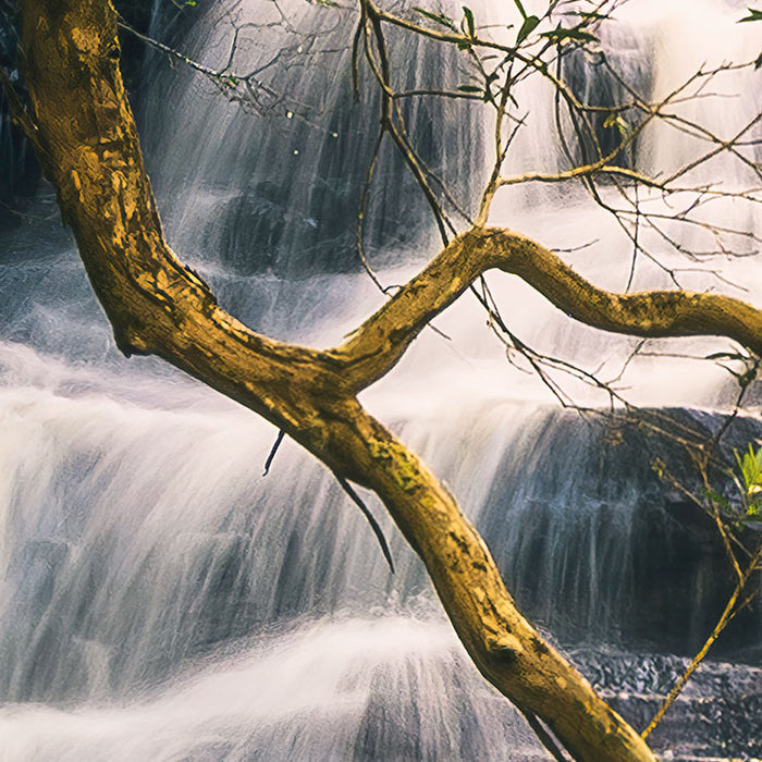 Digitaldruck Vlies Fototapete | Golden Falls | 450 x 280 cm