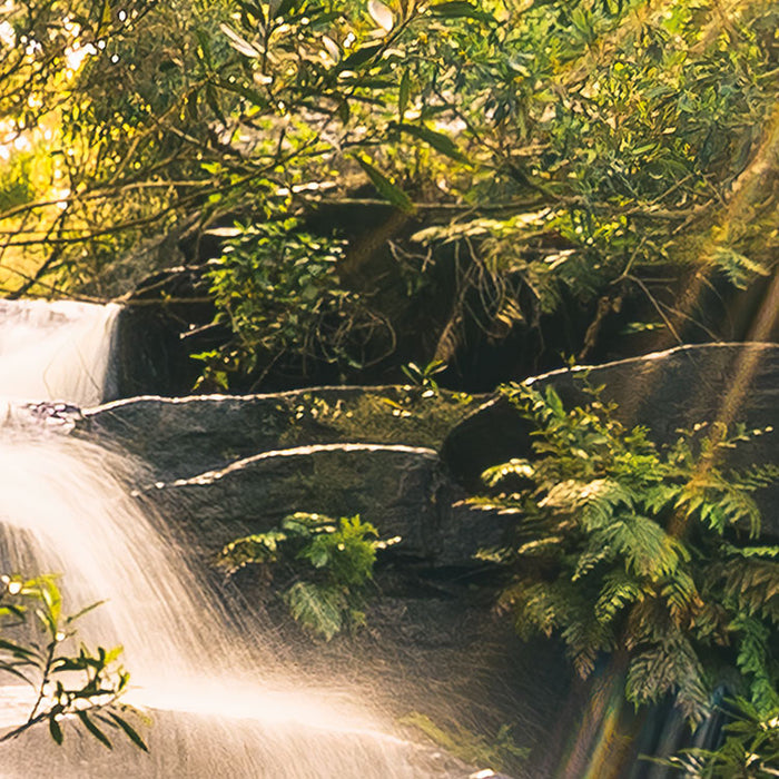 Digitaldruck Vlies Fototapete | Golden Falls | 450 x 280 cm