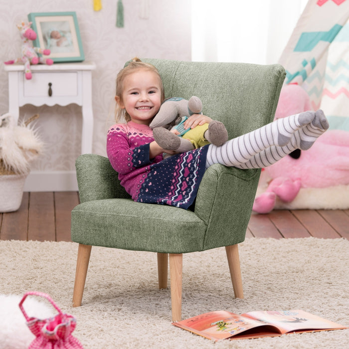 NEU Max Winzer | Star | Sessel | Kindersessel | Flachgewebe | Füße Buche Natur (rund)