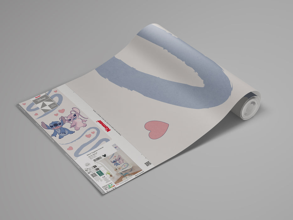 Komar NEU | Digitaldruck Vlies Fototapete - Stitch Together Forever - Größe 100 x 250 cm