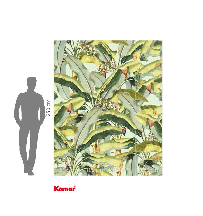 Komar NEU | Digitaldruck Vlies Fototapete - Banana Grove - Größe 200 x 250 cm