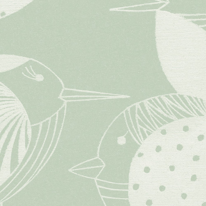 Komar NEU | Digitaldruck Vlies Fototapete - Naive Birds - Größe 200 x 250 cm