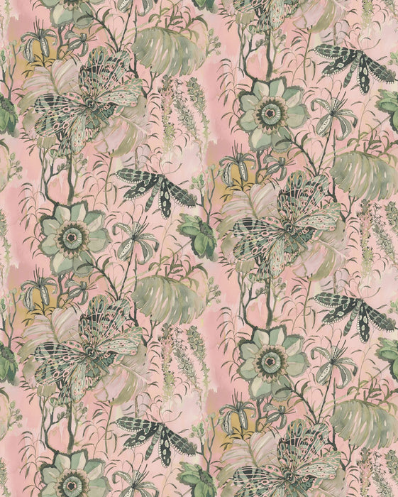 Komar NEU | Digitaldruck Vlies Fototapete - Flower Chain - Größe 200 x 250 cm