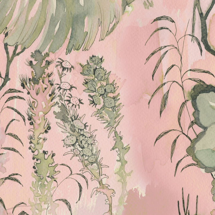 Komar NEU | Digitaldruck Vlies Fototapete - Flower Chain - Größe 200 x 250 cm