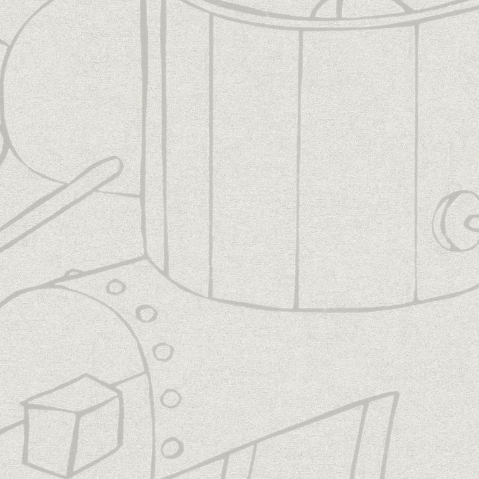 Komar NEU | Digitaldruck Vlies Fototapete - Doodle Factory - Größe 200 x 250 cm