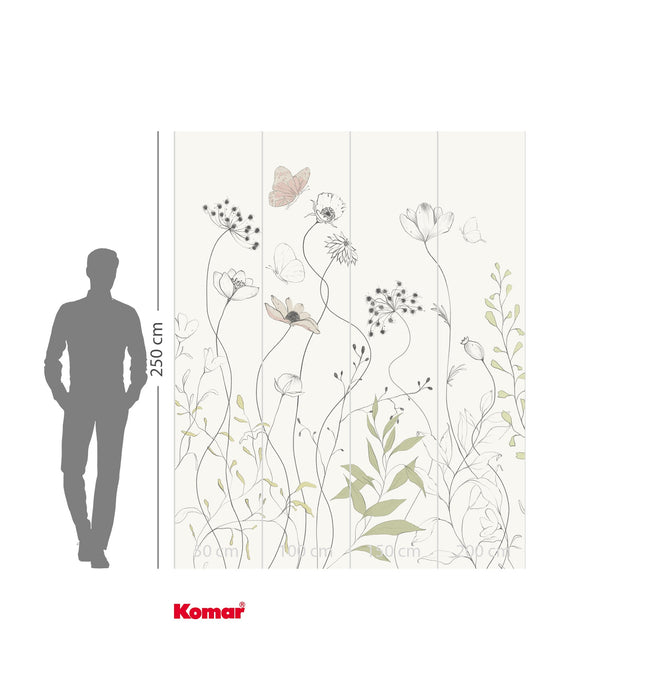 Komar NEU | Digitaldruck Vlies Fototapete - Easy Breezy - Größe 200 x 250 cm