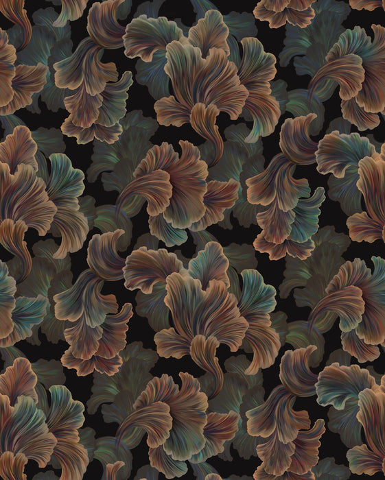 Digitaldruck Vlies Fototapete | Night Blossoms | 200 x 250 cm