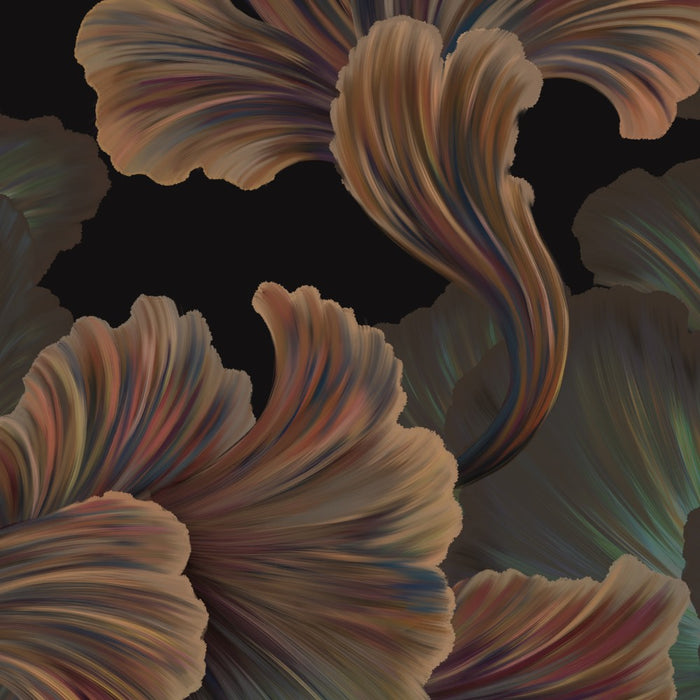 Digitaldruck Vlies Fototapete | Night Blossoms | 200 x 250 cm