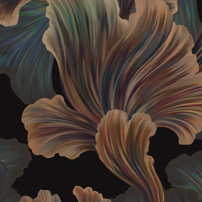 Komar NEU | Digitaldruck Vlies Fototapete - Night Blossoms - Größe 200 x 250 cm