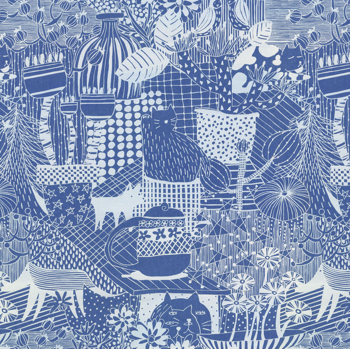 Komar NEU | Digitaldruck Vlies Fototapete - Feline Mirage - Größe 250 x 250 cm