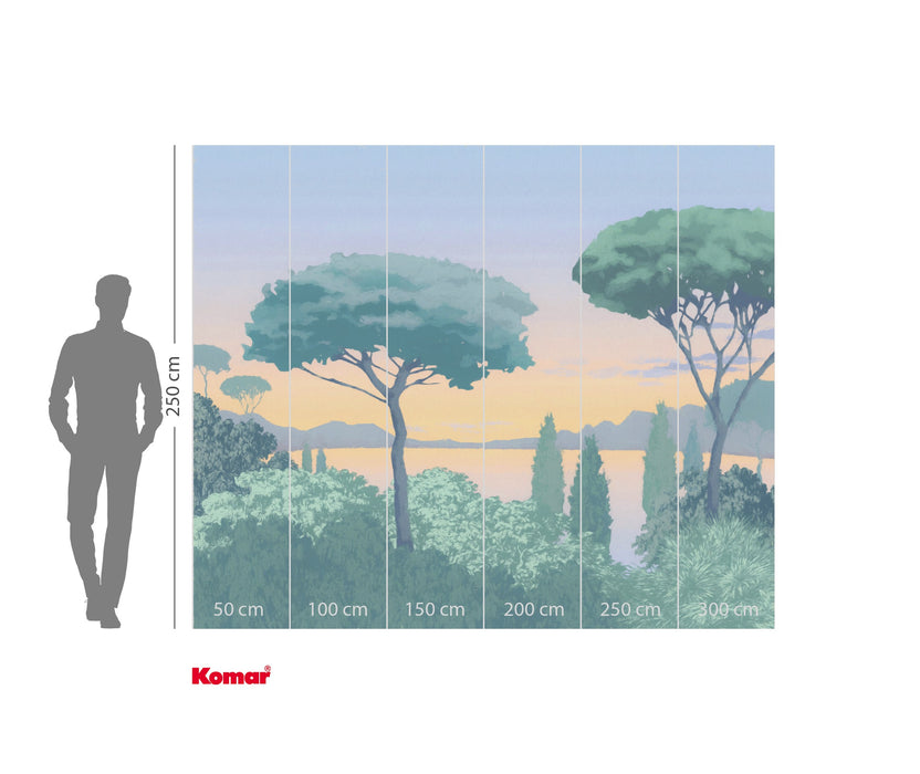 Komar NEU | Digitaldruck Vlies Fototapete - Flaneur - Größe 300 x 250 cm