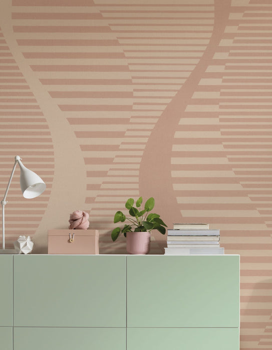 Komar NEU | Digitaldruck Vlies Fototapete - Pulse Pattern - Größe 300 x 250 cm