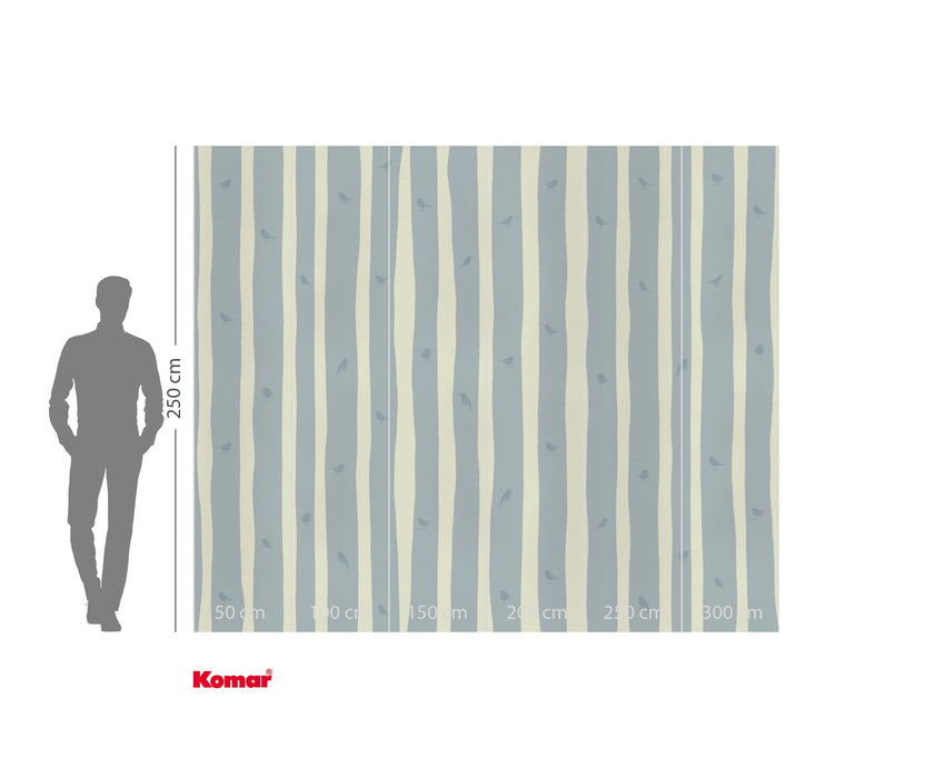 Komar NEU | Digitaldruck Vlies Fototapete - Summertime Scandi - Größe 300 x 250 cm