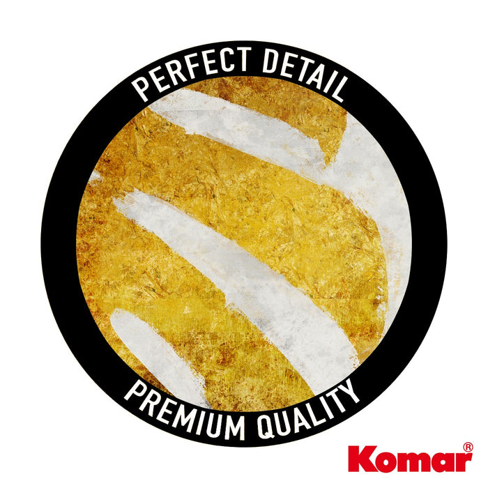 Komar NEU | Digitaldruck Vlies Fototapete - Golden Monstera - Größe 300 x 250 cm