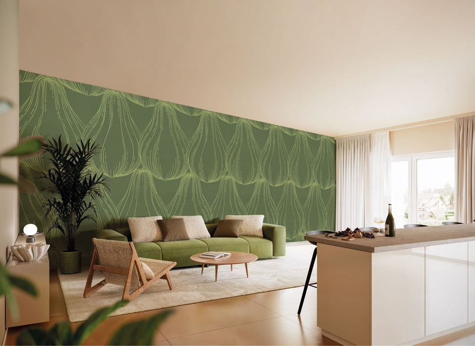 Komar NEU | Digitaldruck Vlies Fototapete - Pear Drops - Größe 350 x 250 cm