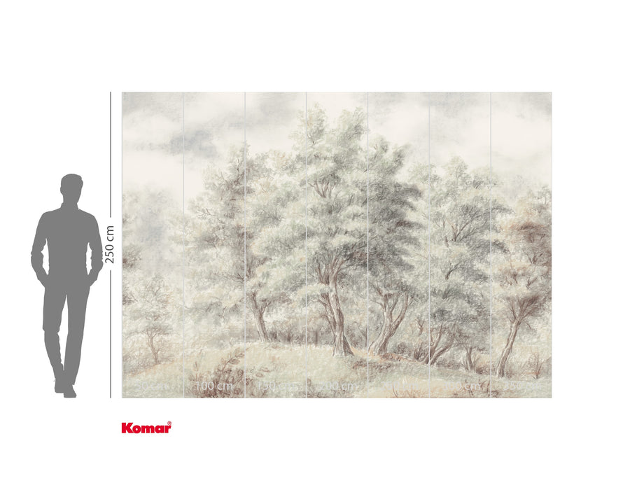 Komar NEU | Digitaldruck Vlies Fototapete - Grove - Größe 350 x 250 cm