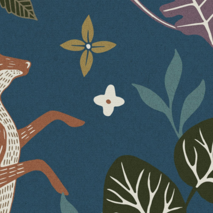 Komar NEU | Digitaldruck Vlies Fototapete - Wood Night - Größe 350 x 250 cm