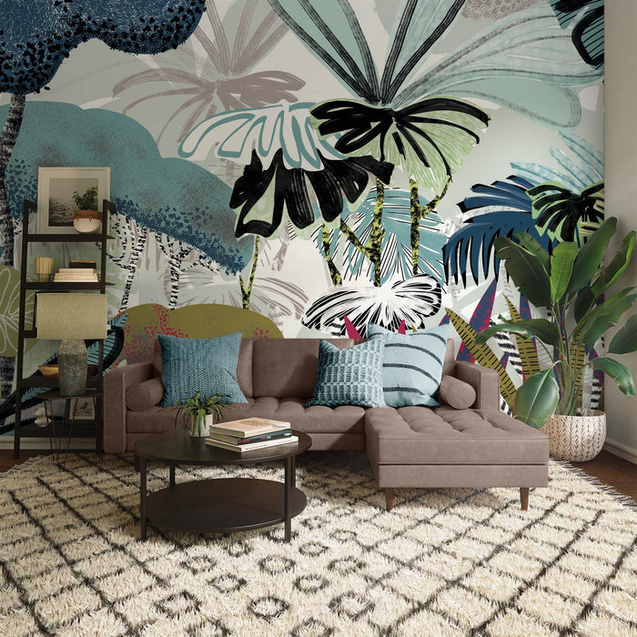 Komar NEU | Digitaldruck Vlies Fototapete - Jolly Jungle - Größe 350 x 250 cm