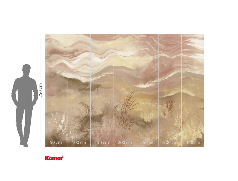 Komar NEU | Digitaldruck Vlies Fototapete - Sunset Spray - Größe 350 x 250 cm