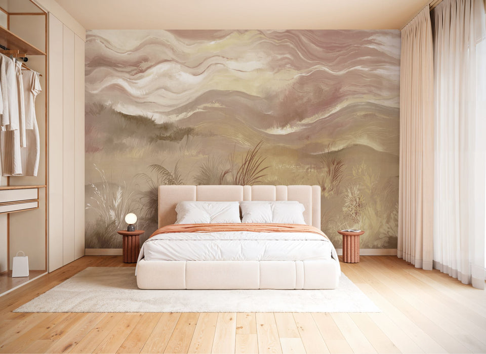 Digitaldruck Vlies Fototapete | Sunset Spray | 350 x 250 cm