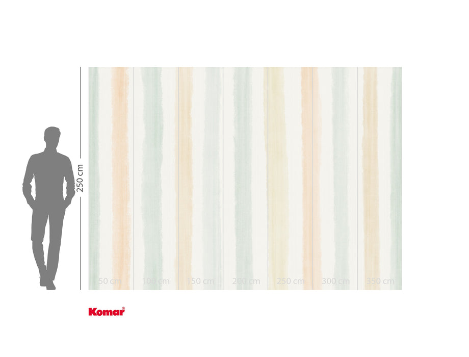 Komar NEU | Digitaldruck Vlies Fototapete - Lignes Vivantes - Größe 350 x 250 cm