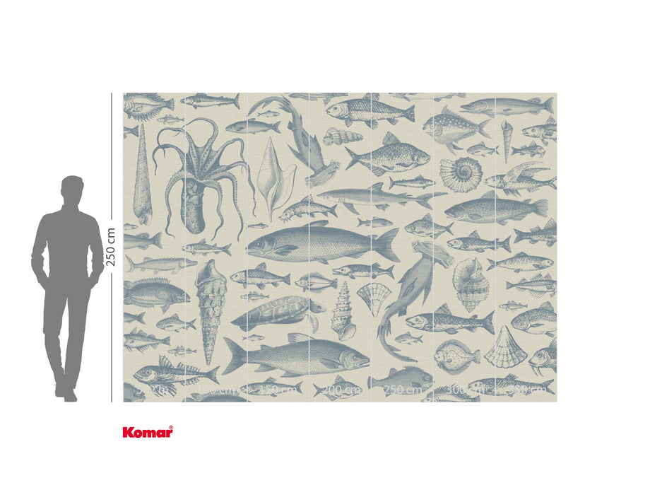 Komar NEU | Digitaldruck Vlies Fototapete - Sea Study - Größe 350 x 250 cm