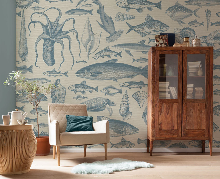 Komar NEU | Digitaldruck Vlies Fototapete - Sea Study - Größe 350 x 250 cm