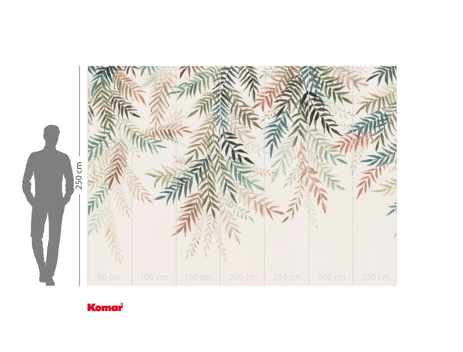 Komar NEU | Digitaldruck Vlies Fototapete - Éventail de Couleurs - Größe 350 x 250 cm