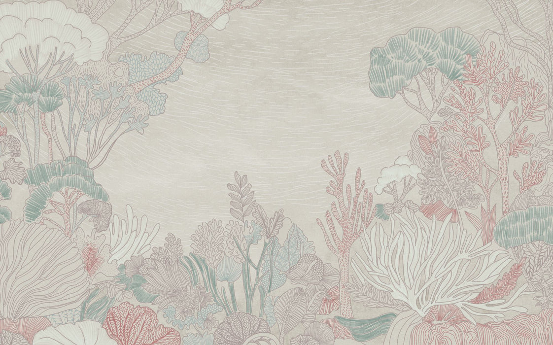 Komar NEU | Digitaldruck Vlies Fototapete - Virentia Subaquatica - Größe 400 x 250 cm