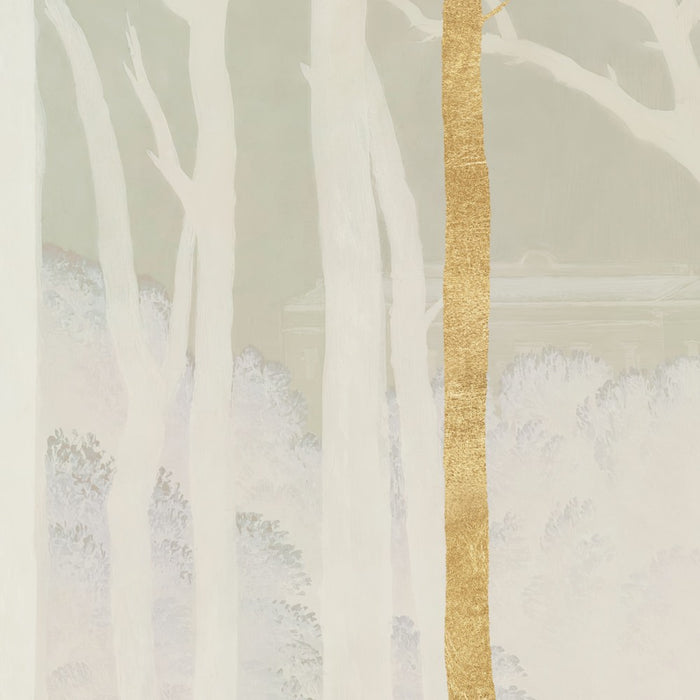 Komar NEU | Digitaldruck Vlies Fototapete - Golden Pines - Größe 400 x 250 cm