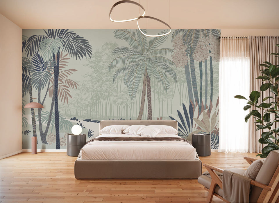 Komar NEU | Digitaldruck Vlies Fototapete - Flora Glaucus - Größe 400 x 250 cm