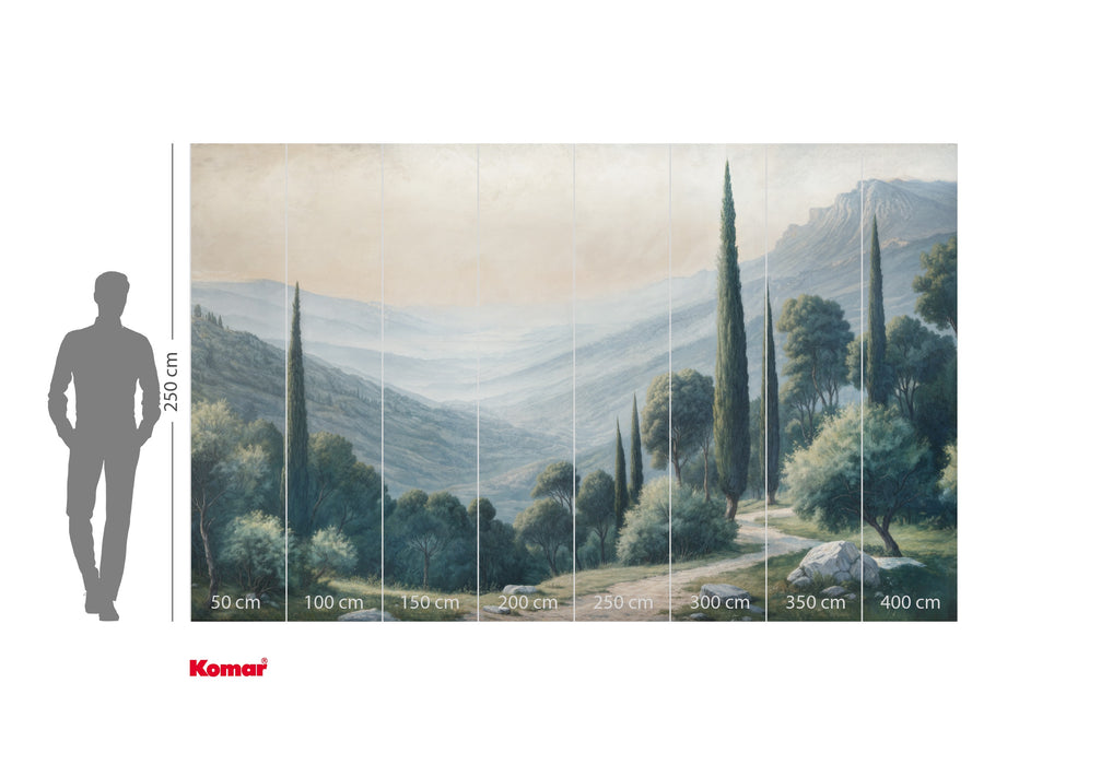 Komar NEU | Digitaldruck Vlies Fototapete - Elysium - Größe 400 x 250 cm