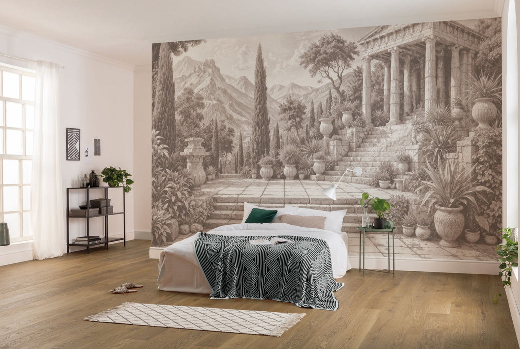 Digitaldruck Vlies Fototapete | Trompe l'oeil | 400 x 250 cm