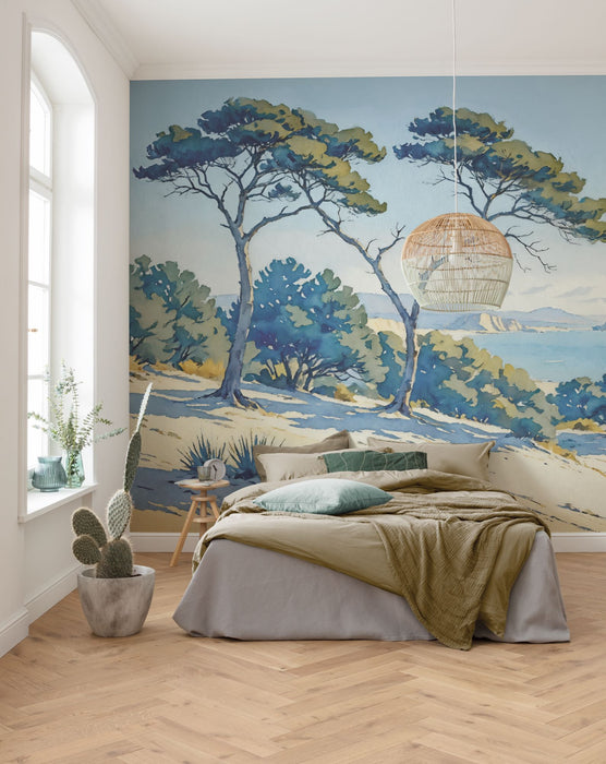 Komar NEU | Digitaldruck Vlies Fototapete - Sandy Coast - Größe 400 x 250 cm