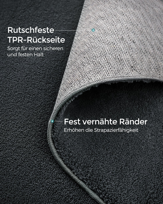 AUSLAUF SONGMICS | Rug, 120 x 170 cm, Non-Slip Rug, Home Decor, for Living Room, Bedroom, Nursery, Machine Washable, Modern Style, Charcoal Gray TAR012G02