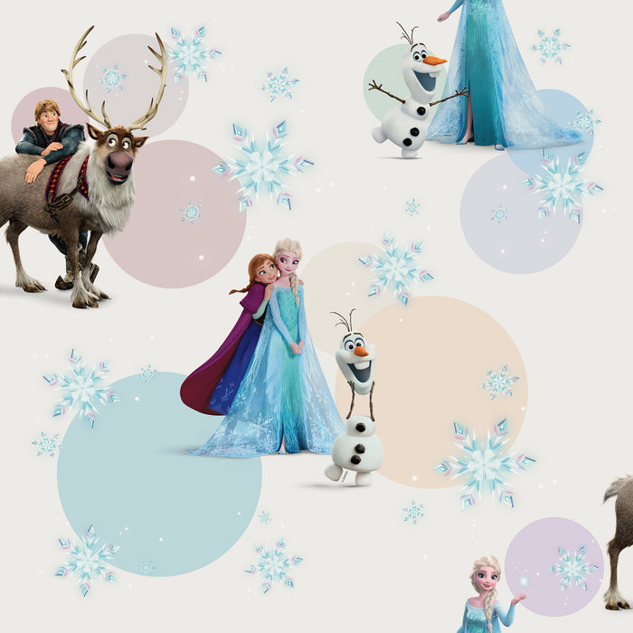 Komar NEU | Tapete - Frozen Circles - Größe 53 x 1005 cm