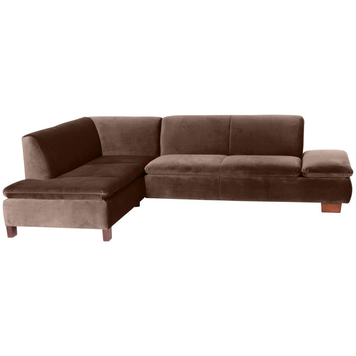 Terrence | Ecksofa links mit Sofa 2,5-Sitzer rechts