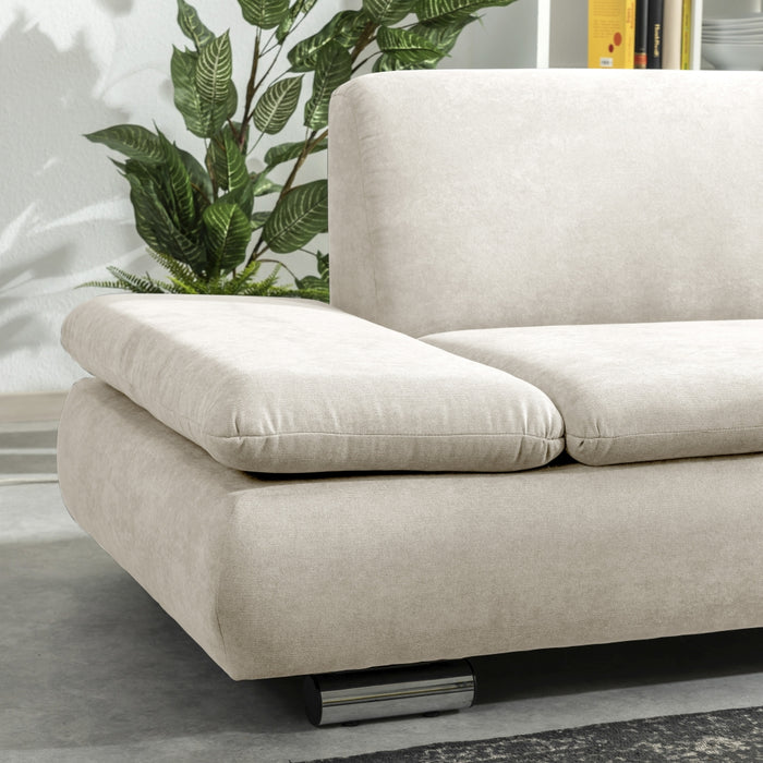 Terrence | Sofa 2,5-Sitzer links mit Ecksofa rechts