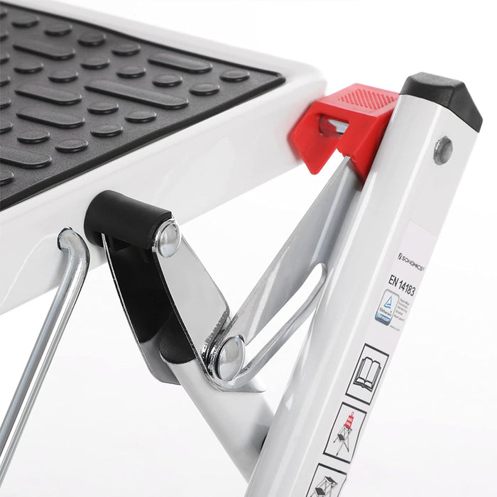 SONGMICS | Leiter aus Stahl mit 2 Stufen