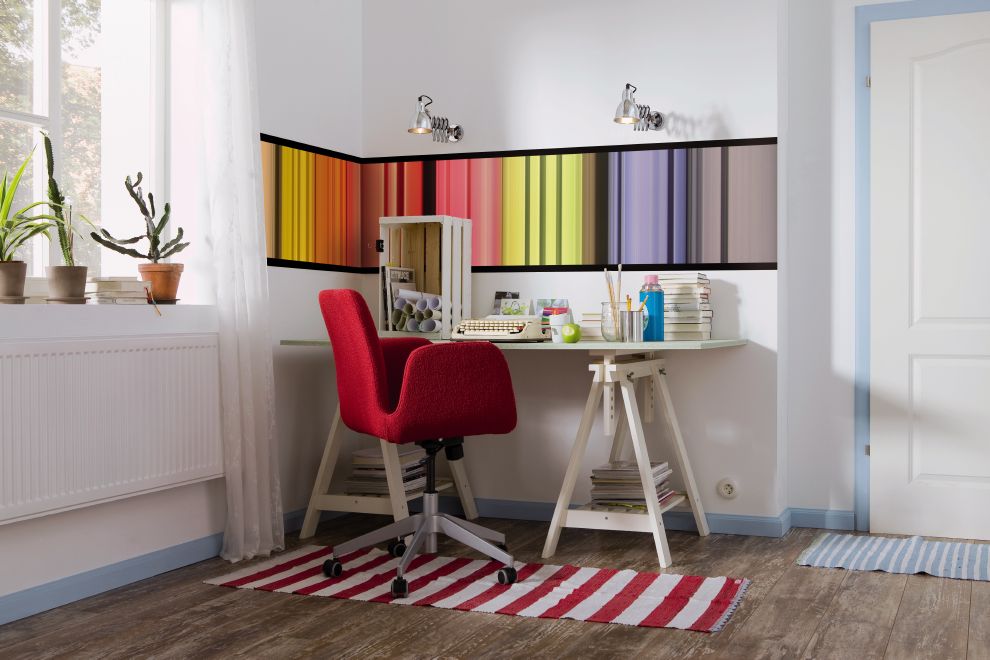Digitaldruck Vlies Fototapete | Stripes | 50 x 270 cm