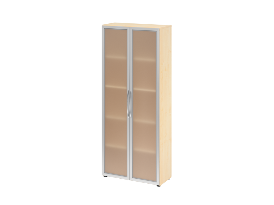 Hammerbacher NEU | Glastürenschrank 4200, 5 OH