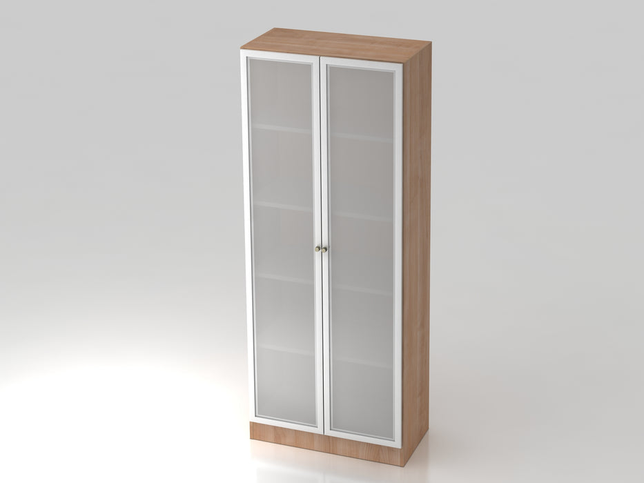 Hammerbacher NEU | Glastürenschrank 6100G, 5 OH