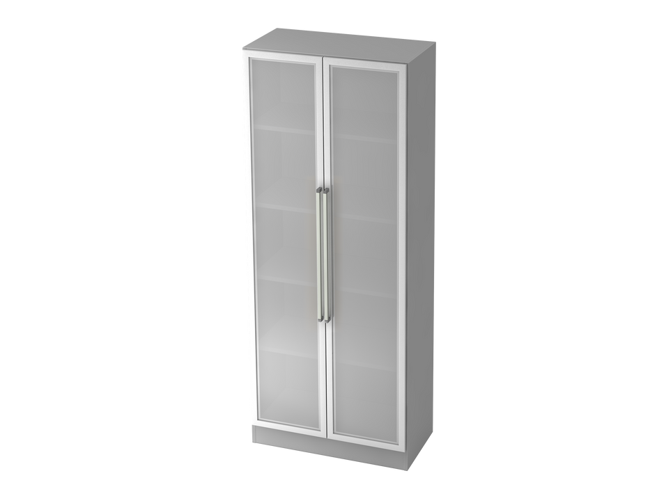 Hammerbacher NEU | Glastürenschrank 7100G, 5 OH